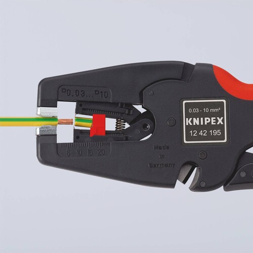 12 42 195 SB Knipex Automatische Abisolierzange MultiStrip 10 Produktbild Additional View 4 L