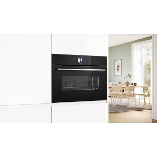 CSG7361B1 Bosch Kompaktdampfbackofen Einbau 60 x 45 cm, Schwarz  Serie 8 Produktbild Additional View 8 L