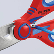 95 05 10 SB Knipex Elektrikerschere mit Crimpfunktion für Aderendhülsen Produktbild Additional View 9 S