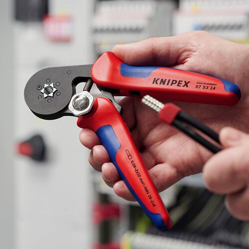 975314 KNIPEX Selbsteinst. Crimpzange f. Aderendhülsen Produktbild Additional View 5 L