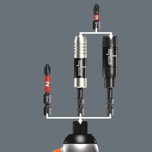 05057671001 Wera 868/4 IMP DC Impaktor Innenvierkant DIY Bits Produktbild Additional View 6 L