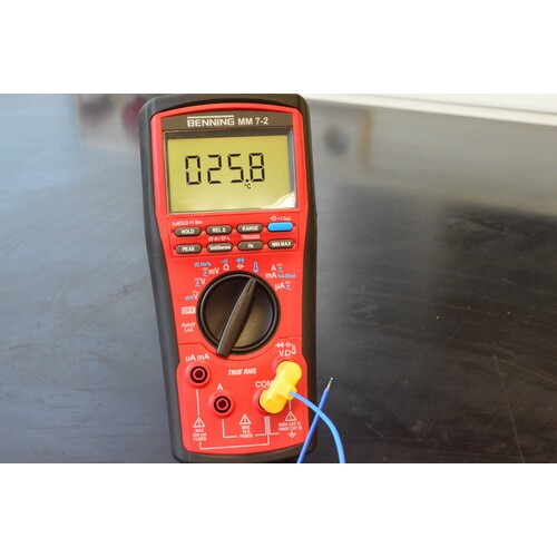 B044690 BENNING Digital Multimeter MM 7-2  1000/1000V, 10/10A, 60MOhm, 10mF Produktbild Additional View 5 L