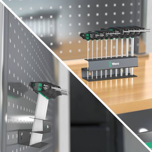 05023454001 Wera 454/10 HF Set Imperial 2 Schraubendrehersatz Quergriff- Schrau Produktbild Additional View 6 L