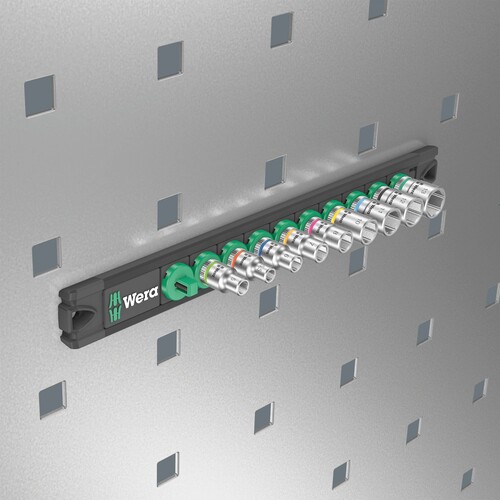 05005400001 Wera Nuss- Magnetleiste A 4 Zyklop Steckschlüsseleinsatz- Satz, 1/4 Produktbild Additional View 6 L