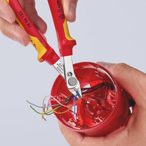 78 06 125 Knipex VDE 125 Electronic-Super-Knips® Produktbild Additional View 6 L