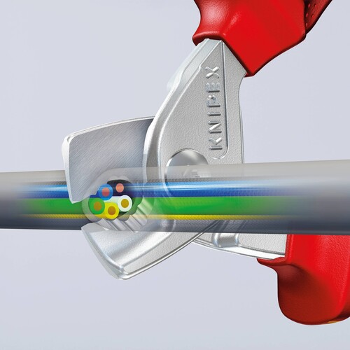 95 16 160 Knipex Kabelschere 160 mm 0 StepCut verchromt Produktbild Additional View 7 L