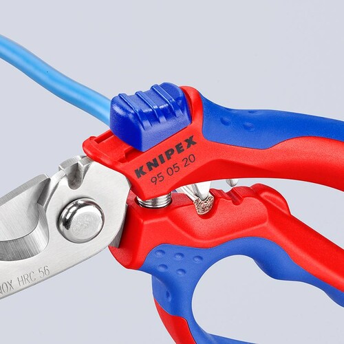 950520SB Knipex Elektrikerschere von 0,5 bis 6 mm2 und 10 bis 25 mm2 Produktbild Additional View 9 L