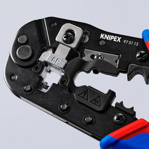 975113 Knipex Crimpzange für Westernstecker Produktbild Default L