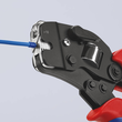 975309 KNIPEX ADERENDHÜLSENZANGE 0,08-16MM VIERKANTCRIMP. FRONTEINFÜHRUNG Produktbild back S