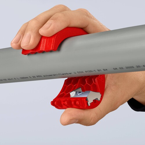 902210 BK Knipex BiX Schneider für Kunststoffrohre 72mm (Ø 20-50mm) Produktbild Side View L