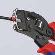 975309 KNIPEX ADERENDHÜLSENZANGE 0,08-16MM VIERKANTCRIMP. FRONTEINFÜHRUNG Produktbild side S