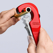 90 31 02 BK Knipex 180 mm 1 TubiX Rohrabschneider Produktbild Side View S