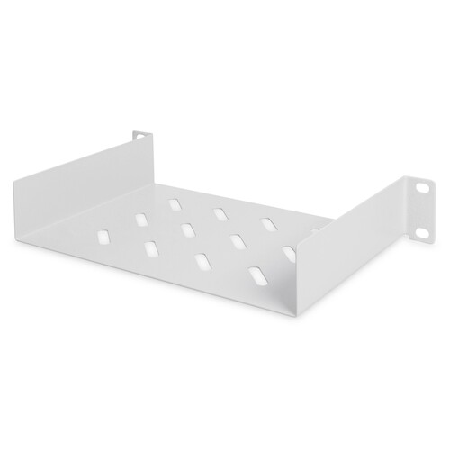 DN-10-TRAY-1-N Digitus 10 Zoll Fachboden 1 HE, RAL 7035 Produktbild Additional View 1 L