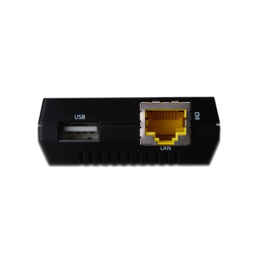 DN-13020 Digitus Multifunction Net.Server 1Port USB HUB+NAS+Printserve Produktbild Additional View 1 L