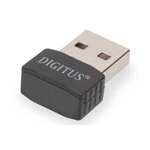 DN-70565 Digitus WLAN USB 2.0 Adapter 433Mbps 11AC, 2,4/5GHz Dual Band Produktbild Additional View 2 L