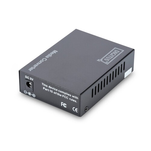 DN-82021-1 Digitus Media Conv.SC/RJ45 Singlemode 10/100TX an 100FX/SM/SC, 20KM Produktbild Additional View 2 L