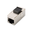 DN-93613-1 Digitus Modular coupler 1 1 RJ45 Cat6 1xRJ45 to1x RJ45 shielded Produktbild Additional View 1 S