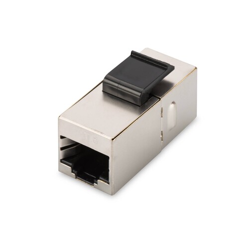 DN-93613-1 Digitus Modular coupler 1 1 RJ45 Cat6 1xRJ45 to1x RJ45 shielded Produktbild Additional View 1 L