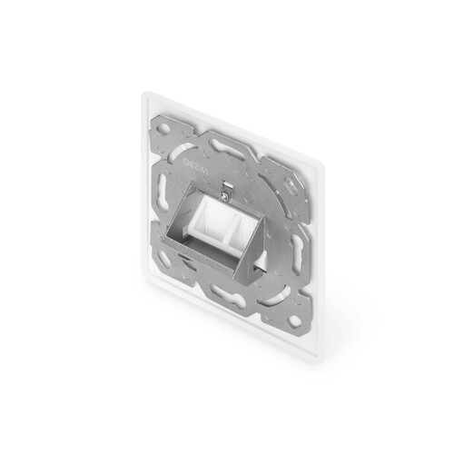 DN-93831 Digitus Keystone Jack Rahmen 2 port Designkompatibel, 80x80, 45° Produktbild Additional View 2 L