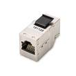 DN-93906 Digitus Modular coupler 1 1 RJ45 Cat6a 1xRJ45 to1x RJ45 shielded Produktbild Additional View 1 S