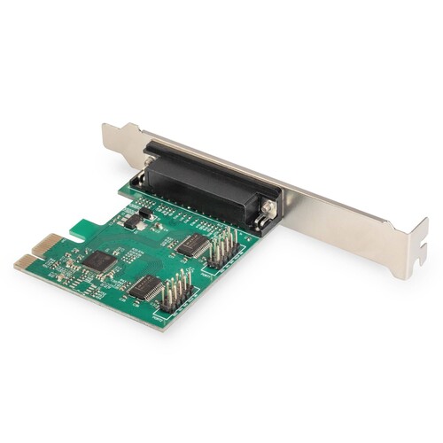 DS-30040-2 Digitus PCI Express I/O Adapter Karte 1x Parallel, 2x Seriell Produktbild Additional View 2 L