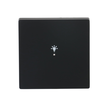 6231-10-885 Busch-Jaeger Wippe 1 fach Licht Symbol schwarz matt Produktbild 1 S