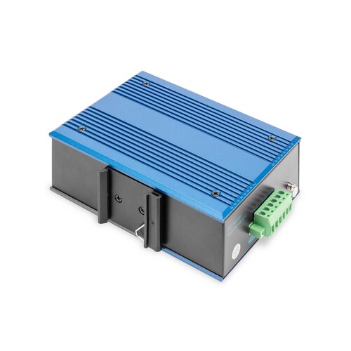 DN-650106 Digitus Industrieller 8 Port Fast Ethernet Switch Produktbild Additional View 2 L