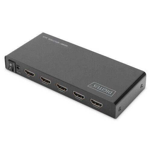 DS-45325 Digitus HDMI® Splitter, 1x4, 4K / 60 Hz mit Downscaler Produktbild Additional View 2 L