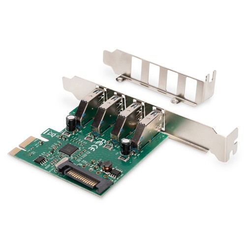 DS-30221-1 Digitus 4 Port USB 3.0 PCI Express-Karte Produktbild Additional View 2 L