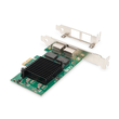 DN-10132 Digitus Gigabit Ethernet PCI Express Card, 2 port 32 bit, low profil Produktbild Additional View 2 S
