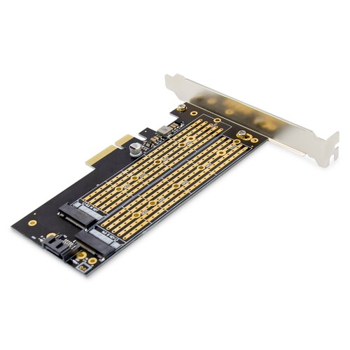 DS-33172 Digitus M.2 NGFF/NVMe SSD PCIexpress Add On card supports B, M an Produktbild Additional View 2 L