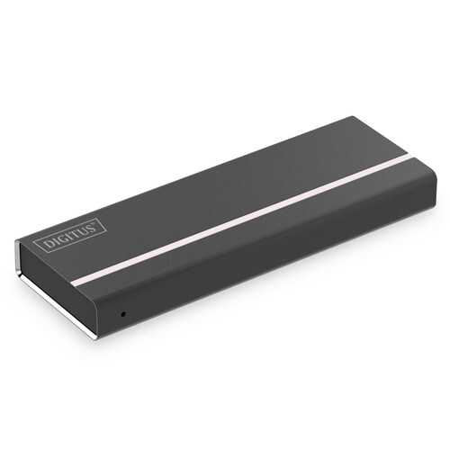 DA-71120 Digitus USB Type C 3.1 Externes SSD Gehäuse M.2 (NVMe) werkzeuglos, Alu Produktbild Additional View 1 L