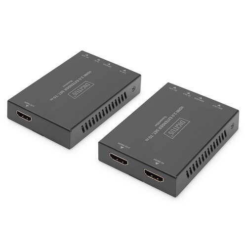 DS-55506 Digitus HDMI 2.0 Extender Set, 70 m 4K/60Hz, 18 Gbps, HDCP 2.2, HDR, P Produktbild Additional View 2 L