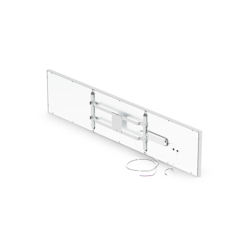 46186 Etherma LAVA-LUX-GL-370-30-PW-NW Infrarotheizung 370W 4000K weiß 30x120cm Produktbild Additional View 2 L