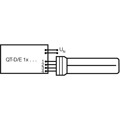 017594 OSRAM DULUX D/E 13W/840 KOMPAKT- LEUCHTSTOFFL. HELLWEISS G24Q-1 EEI:A Produktbild Additional View 3 L