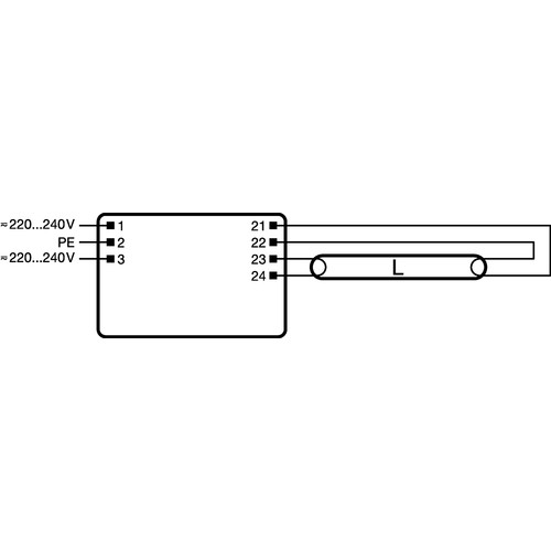 329035 OSRAM QTP5 1X14-35 QUICKTRONIC PROFESSIONAL T5 VORSCHALTGERÄT Produktbild Additional View 2 L