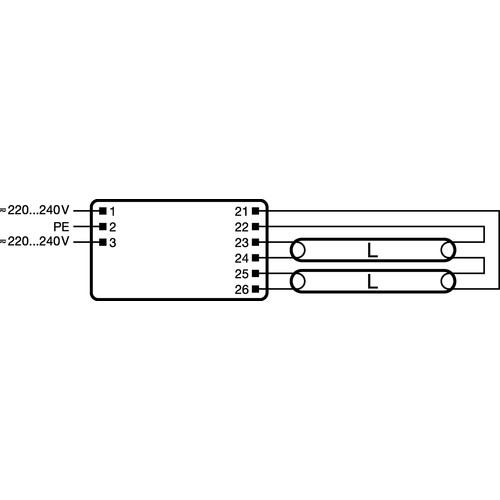 329073 OSRAM QTP5 2X14-35 QUICKTRONIC PROFESSIONAL T5 VORSCHALTGERÄT Produktbild Additional View 2 L