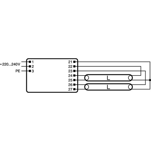 383396 Osram QTI 2X14/24/21/39/220-240GII UNV1 Produktbild Additional View 2 L