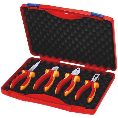 2015 KNIPEX KOMPAKT ZANGEN BOX 4-TEILIG (0306180,1106160,2616200,7006160) Produktbild Additional View 1 L