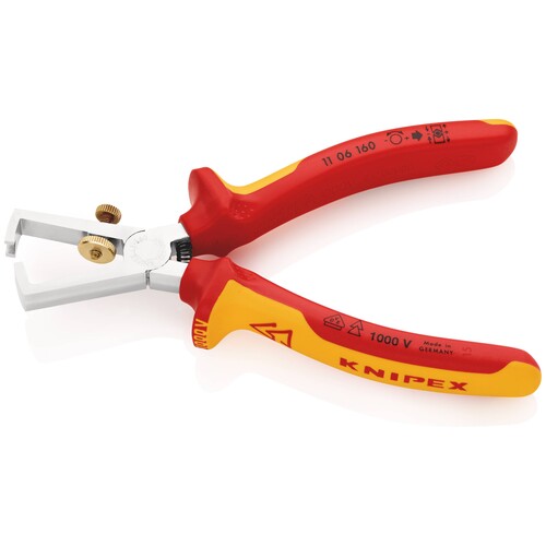1106160 KNIPEX ABISOLIERZANGE ISOL. 160MM VDE 1000V Produktbild Additional View 2 L