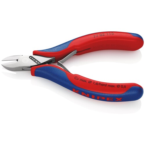 7702115 KNIPEX ELEKTRONIK SEITEN- SCHNEIDER MIT FACETTE 115 mm Produktbild Additional View 9 L