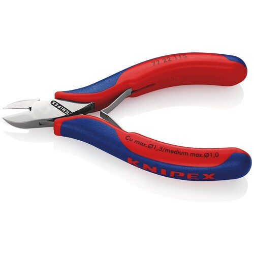 7722115 KNIPEX ELEKTRONIK SEITEN- SCHNEIDER ohne Facette 115 mm Produktbild Additional View 3 L