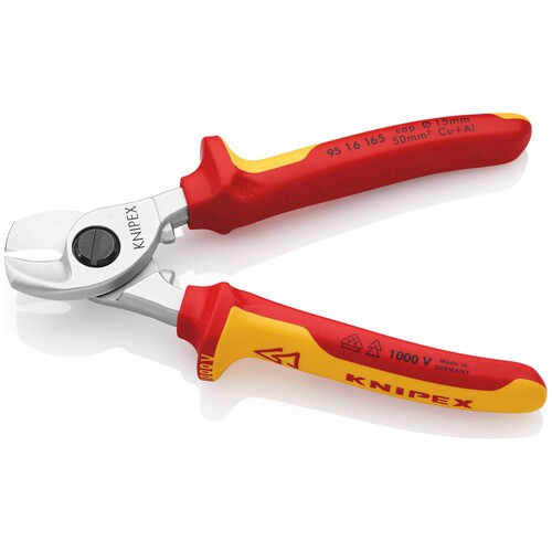 9516165 KNIPEX KABELSCHERE ISOL. 15MM/50MM2 VDE 1000V Produktbild Additional View 5 L