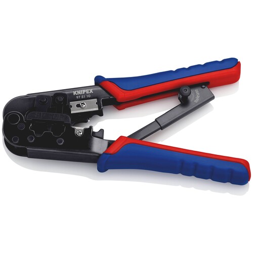 975110SB KNIPEX CRIMPZANGE F.WESTERN- STECKER RJ11/12, RJ45 Produktbild Additional View 6 L