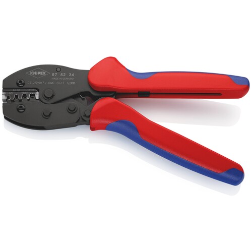 975234SB KNIPEX CRIMPZANGE PRECI - FORCE BLANKE STECKVERB. 0.1-2.5MM Produktbild Additional View 1 L