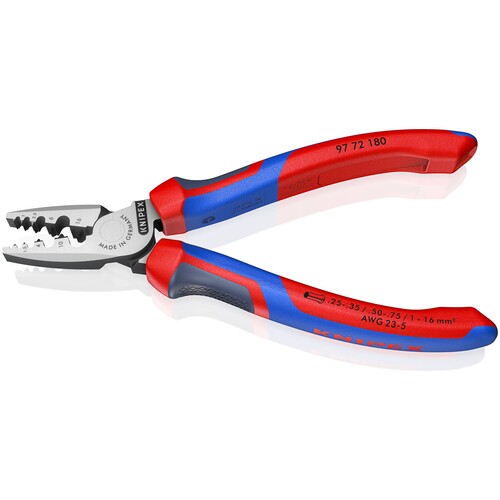 9772180 KNIPEX ADERENDHÜLSENZANGE 0,25-16MM DIN 46228 Produktbild Additional View 1 L