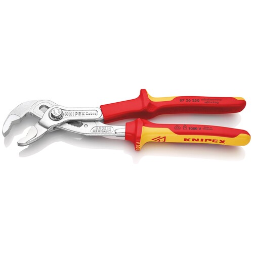 8726250 KNIPEX HIGHTECH WASSERPUMPEN- ZANGE COBRA 250MM VDE 1000V Produktbild Additional View 5 L