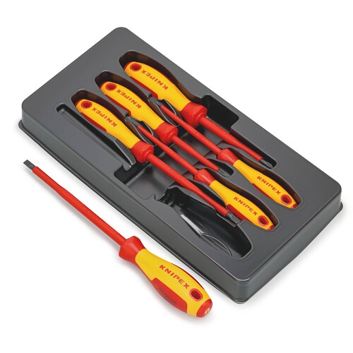 002012 V01 KNIPEX Schraubendreher-Set 6-teilig Produktbild Additional View 1 L