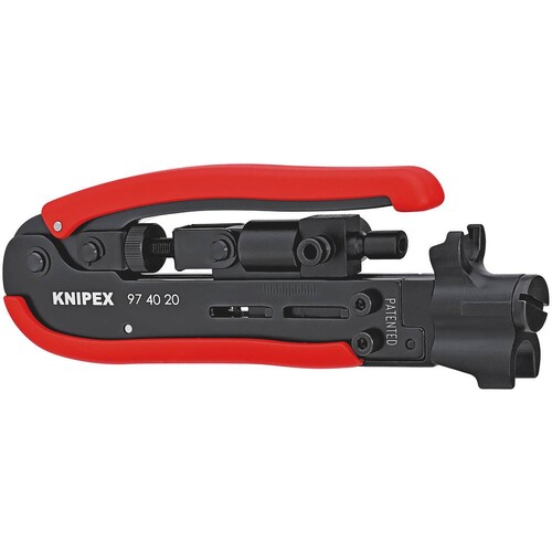 97 40 20 SB KNIPEX Kompressionswerkzeug für Koax Stecker Produktbild Additional View 2 L