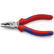 08 22 145 Knipex Spitzkombizange 145mm sw atramentiert, Mehrkomponentenhülle Produktbild Additional View 3 S